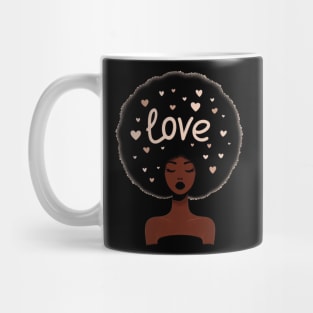 Black Women Love Cute Girl Mug